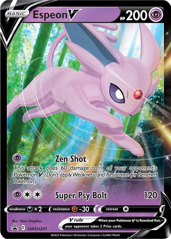 Espeon V [SWSH201] [Sword & Shield Promo Cards] Holofoil