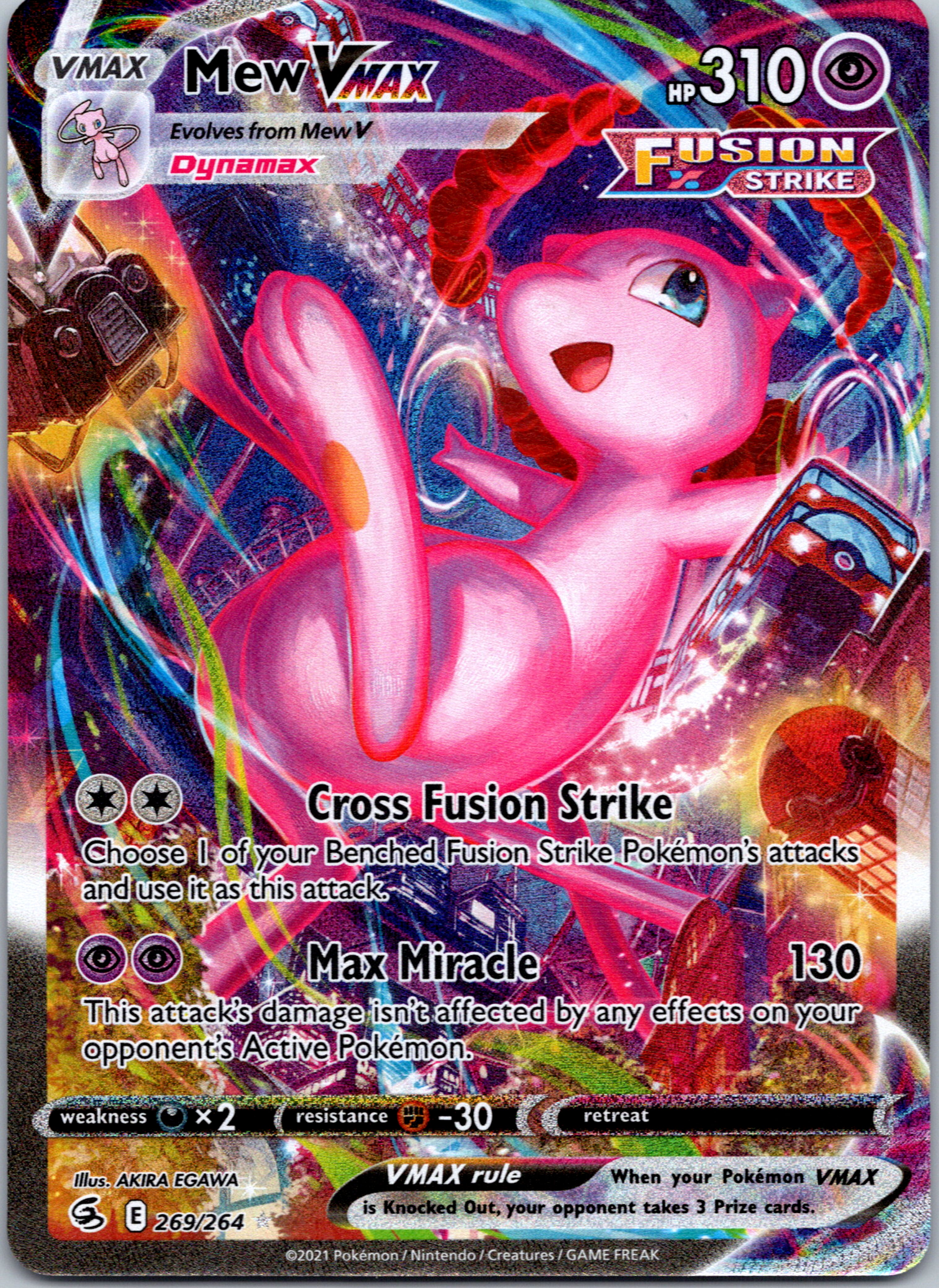 Mew VMAX (269/264) [Sword & Shield: Fusion Strike]