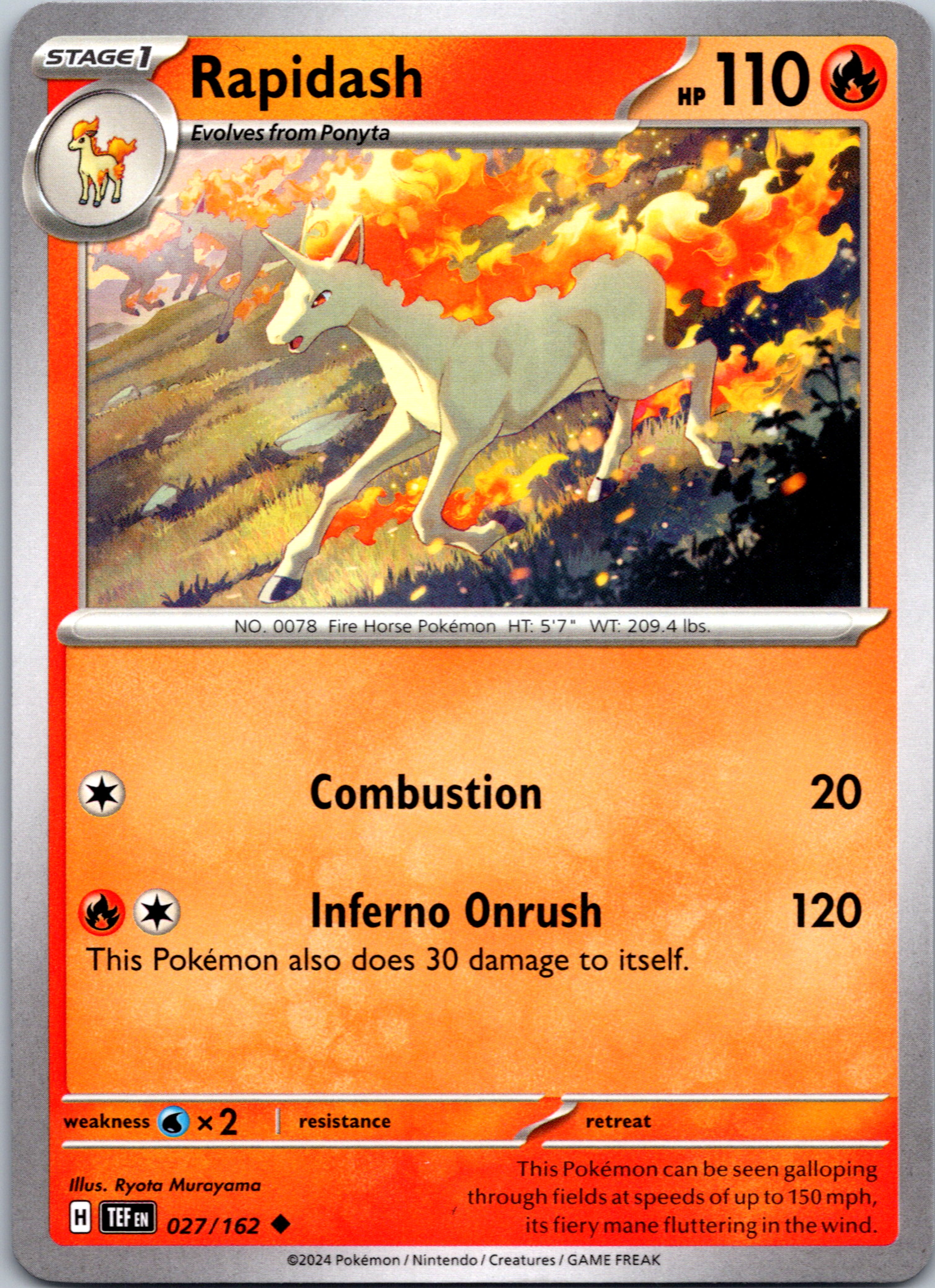 Rapidash [27/162] - (Temporal Forces)