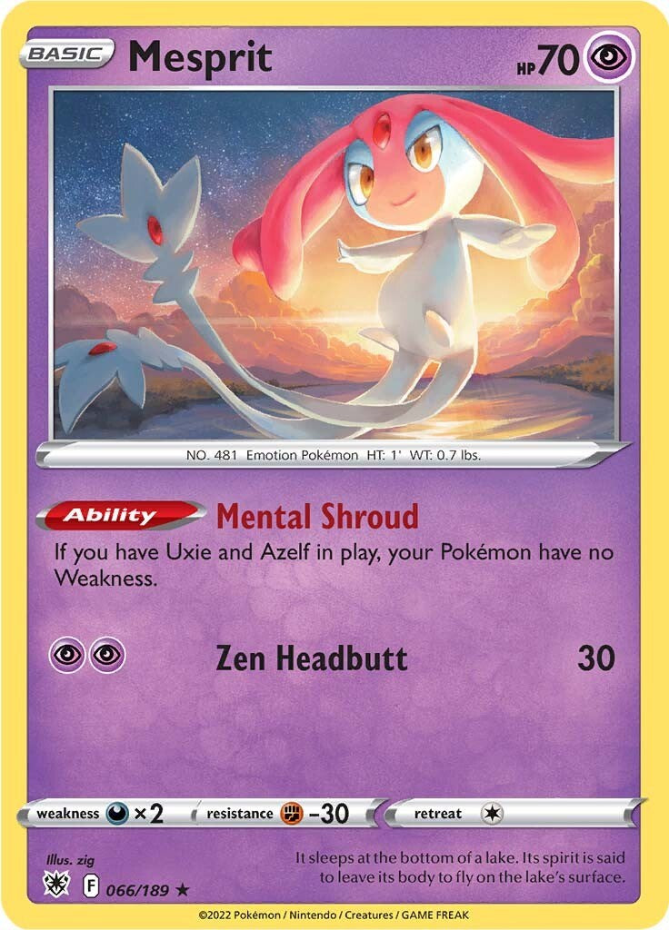 Mesprit [066/189] [Astral Radiance] Reverse Holofoil