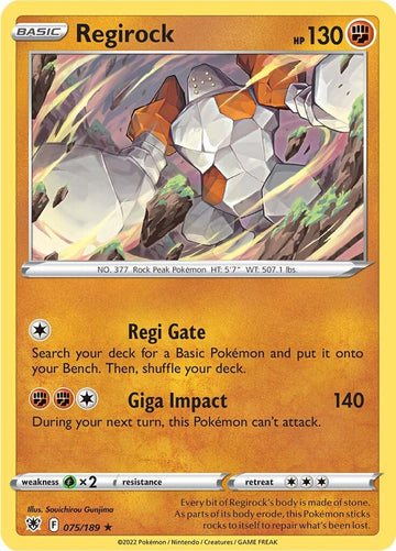 Regirock [075/189] [Astral Radiance]