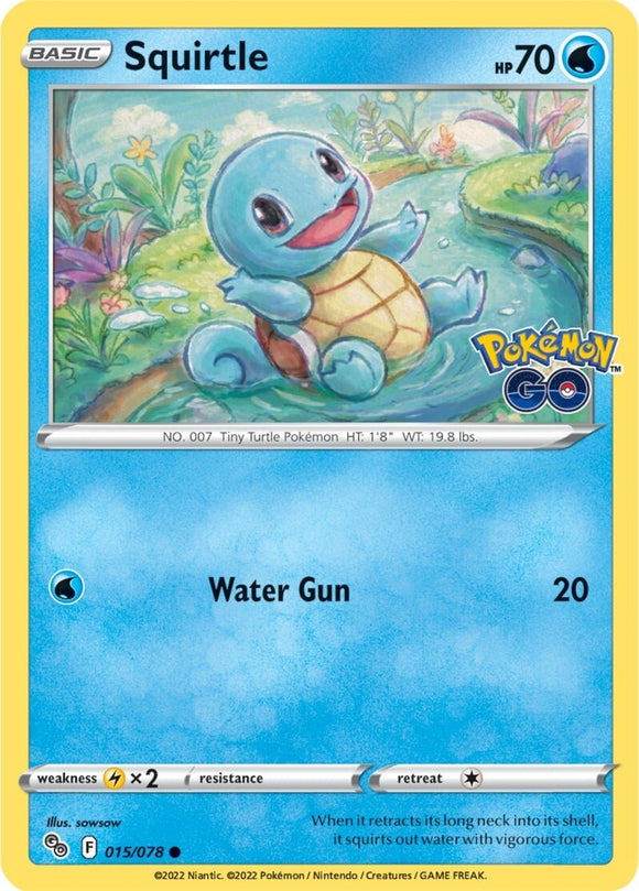 Squirtle (015/078) [Pokémon  GO]