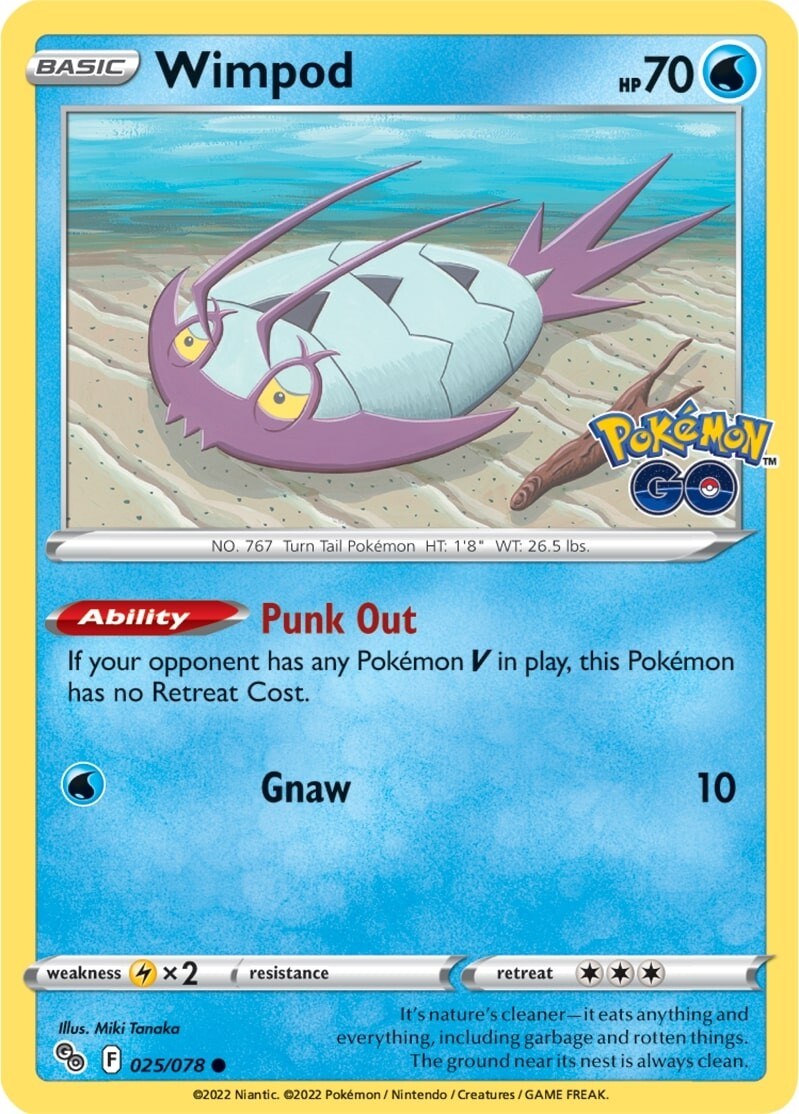 Wimpod [025/078] [Pokemon GO] Reverse Holofoil