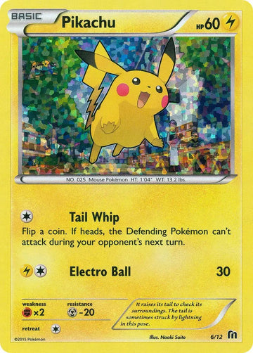 Pikachu - 6/12 [006/012] [McDonald's Promos 2016] Holofoil