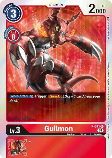 Guilmon (Gen Con 2022) [P-041 P] [Digimon Promotion Cards] Foil