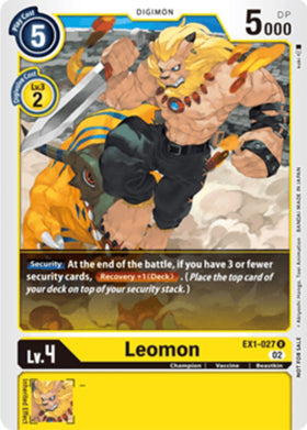 Leomon (X Record Pre-Release Tournament) [EX1-027] [X Record Pre-Release Cards] Normal