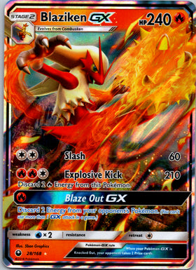 Blaziken GX (028/168) [Sun & Moon: Celestial Storm]