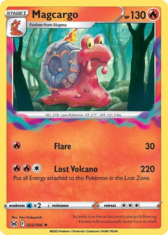 Magcargo [022/196] [Lost Origin] Reverse Holofoil
