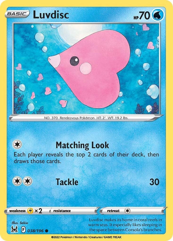 Luvdisc [038/196] [Lost Origin] Reverse Holofoil