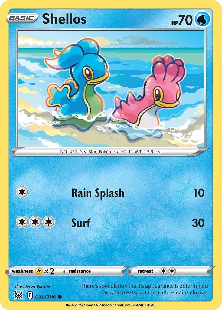 Shellos [039/196] [Lost Origin] Reverse Holofoil