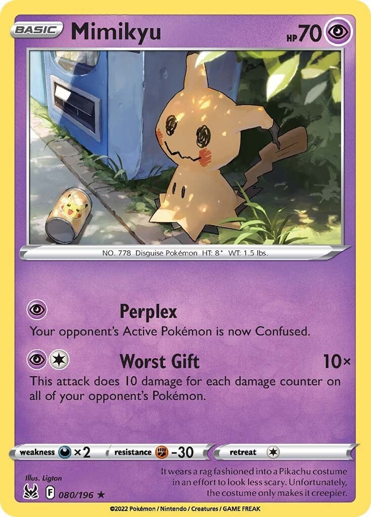 Mimikyu [080/196] [Lost Origin] Reverse Holofoil