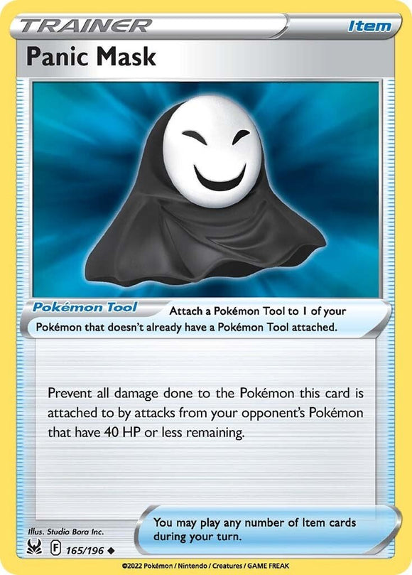 Panic Mask [165/196] [Lost Origin] Reverse Holofoil