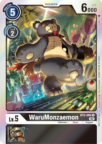 WaruMonzaemon (Official Tournament Pack Vol. 7) [BT5-066] [Battle of Omni] Foil