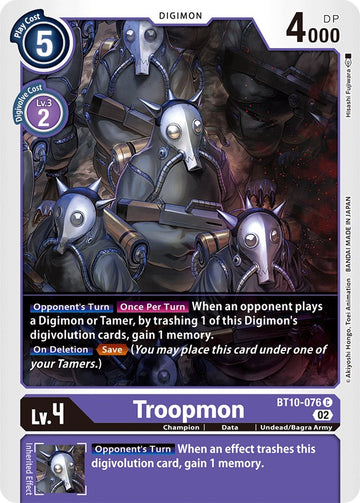 Troopmon [BT10-076] [Xros Encounter] Normal