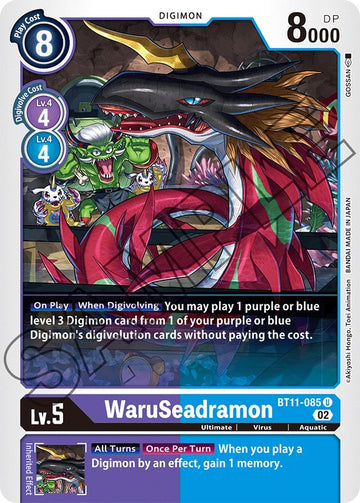 WaruSeadramon [BT11-085] [Dimensional Phase] Foil