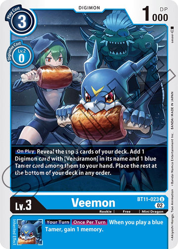 Veemon [BT11-023 U] [Dimensional Phase]