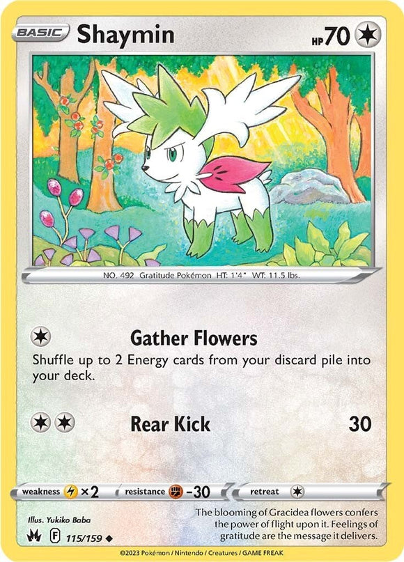 Shaymin [115/159] [Crown Zenith] Reverse Holofoil