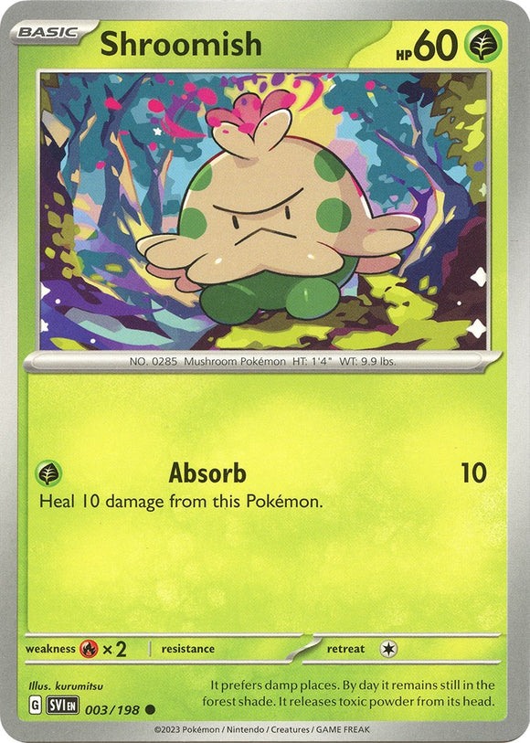 Shroomish [003/198] [Scarlet & Violet Base Set] Reverse Holofoil