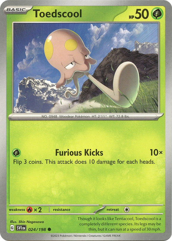 Toedscool - 024/198 [24] - (SV01 Scarlet & Violet Base Set)
