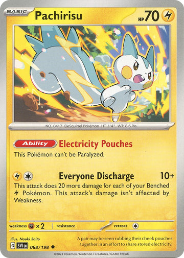 Pachirisu - 068/198 [068/198] [Scarlet & Violet Base Set] Reverse Holofoil
