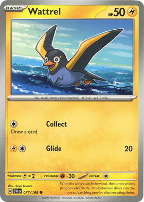 Wattrel - 077/198 [077/198] [Scarlet & Violet Base Set] Reverse Holofoil