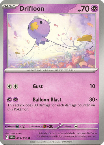 Drifloon [089/198] [Scarlet & Violet Base Set] Reverse Holofoil