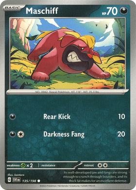Maschiff - 135/198 [135/198] [Scarlet & Violet Base Set] Reverse Holofoil