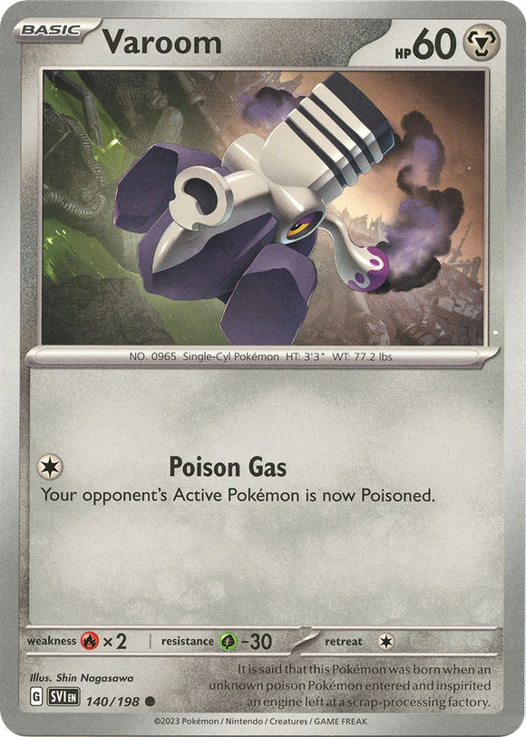 Varoom - 140/198 [140/198] [Scarlet & Violet Base Set] Reverse Holofoil