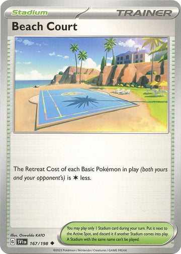 Beach Court [167/198] [Scarlet & Violet Base Set] Reverse Holofoil