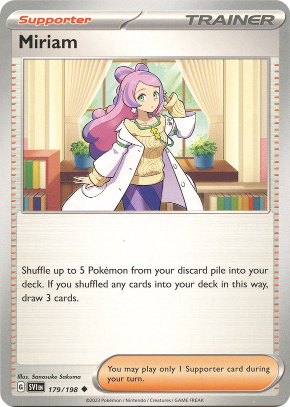Miriam - 179/198 [179/198] [Scarlet & Violet Base Set] Reverse Holofoil