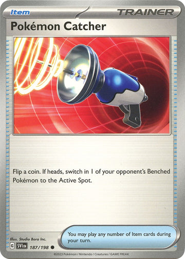 Pokemon Catcher [187/198] [Scarlet & Violet Base Set] Reverse Holofoil