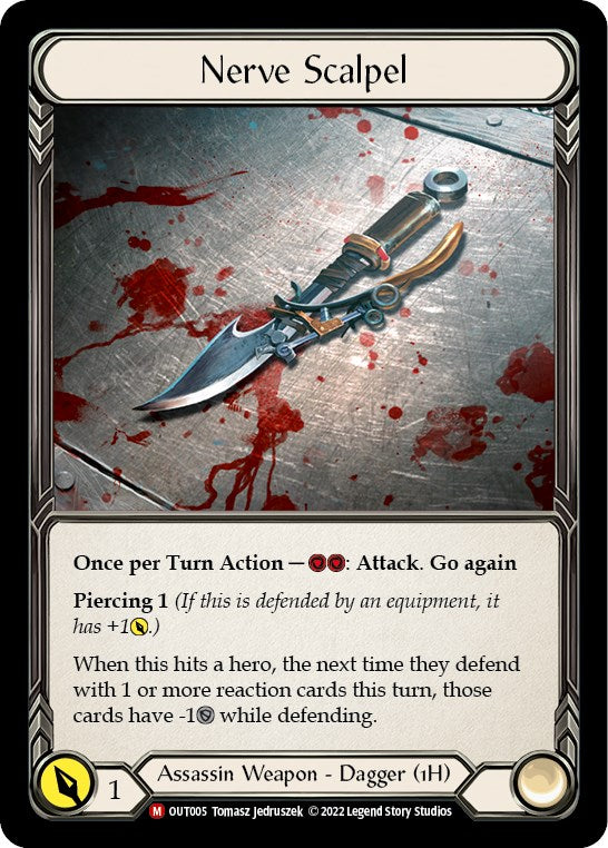 Nerve Scalpel [OUT005] (Outsiders)  Cold Foil