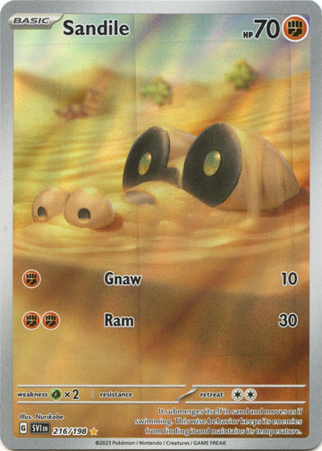 Sandile - 216/198 [216] - (SV01 Scarlet & Violet Base Set) Holofoil