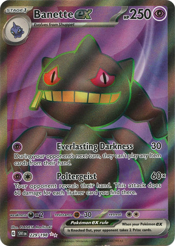 Banette ex - 229/198 [229] - (SV01 Scarlet & Violet Base Set) Holofoil