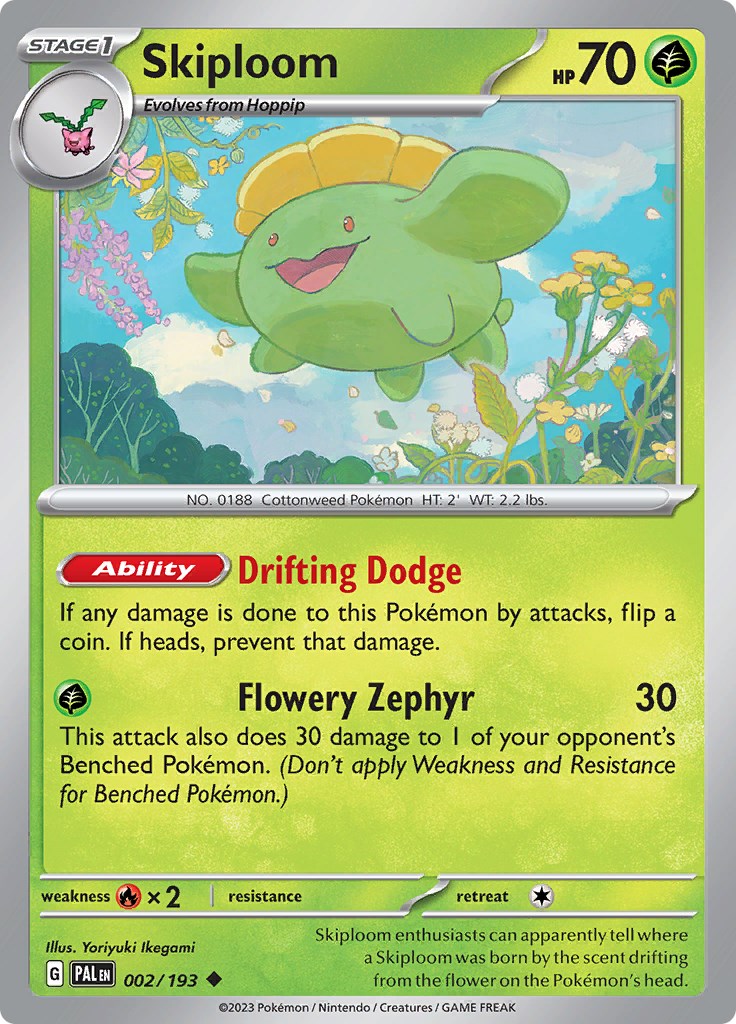 Skiploom [002/193] [Paldea Evolved] Reverse Holofoil