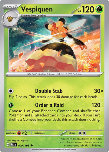 Vespiquen [009/193] [Paldea Evolved] Reverse Holofoil