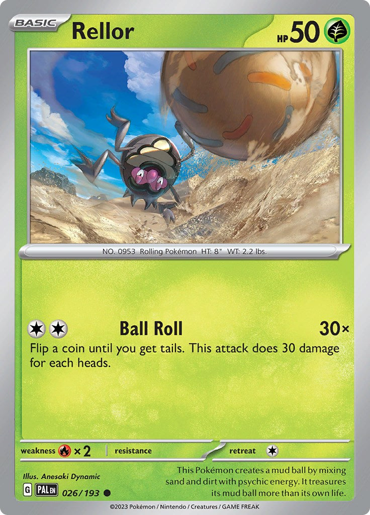 Rellor - 026/193 [026/193] [Paldea Evolved] Reverse Holofoil