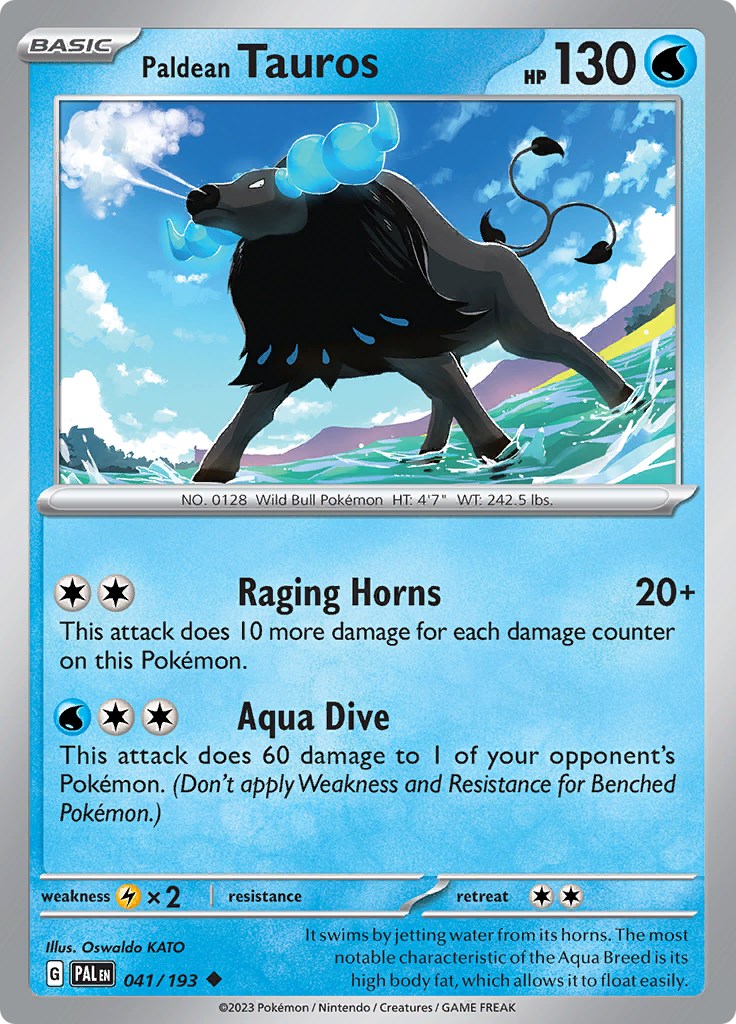 Paldean Tauros - 041/193 [041/193] [Paldea Evolved] Reverse Holofoil
