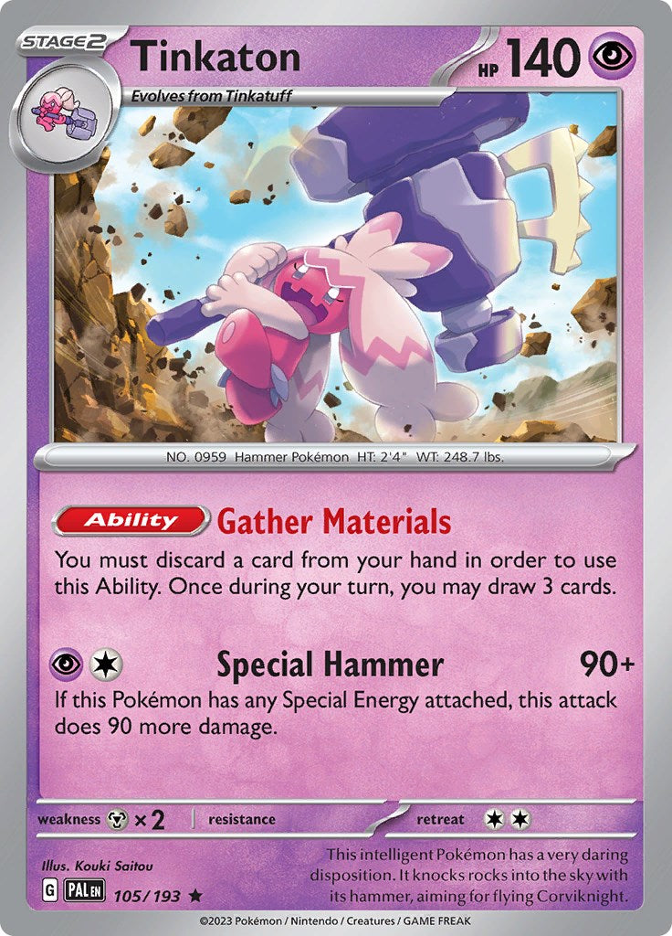 Tinkaton [105/193] [Paldea Evolved] Holofoil