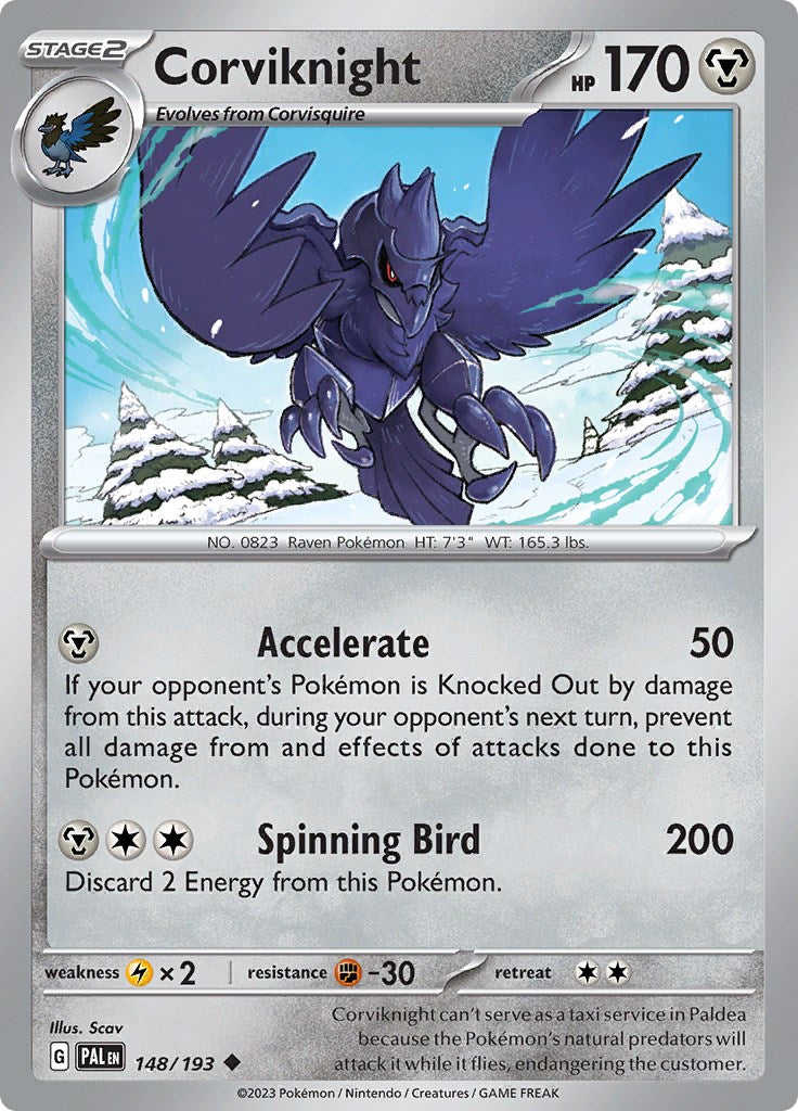 Corviknight [148/193] [Paldea Evolved] Reverse Holofoil
