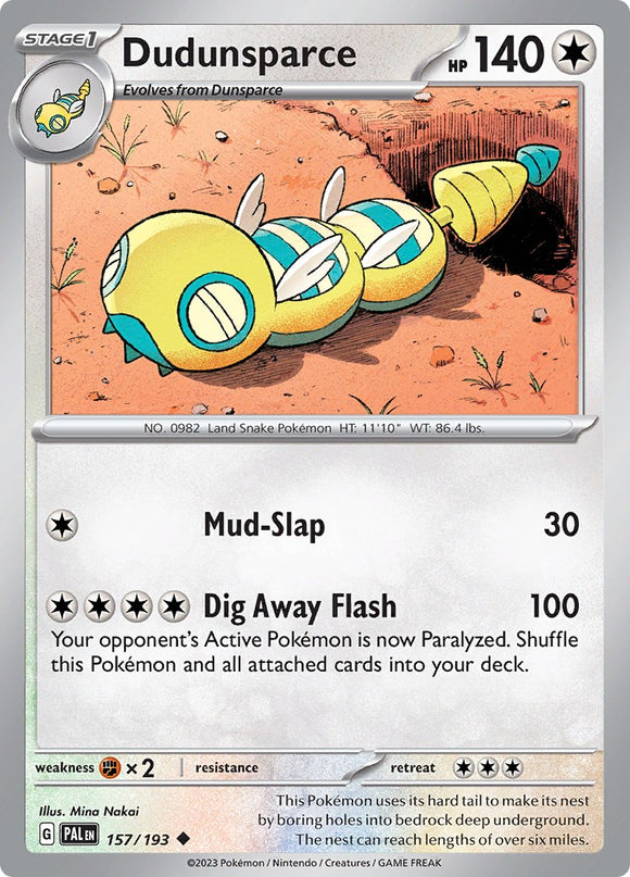 Dudunsparce [157/193] [Paldea Evolved]
