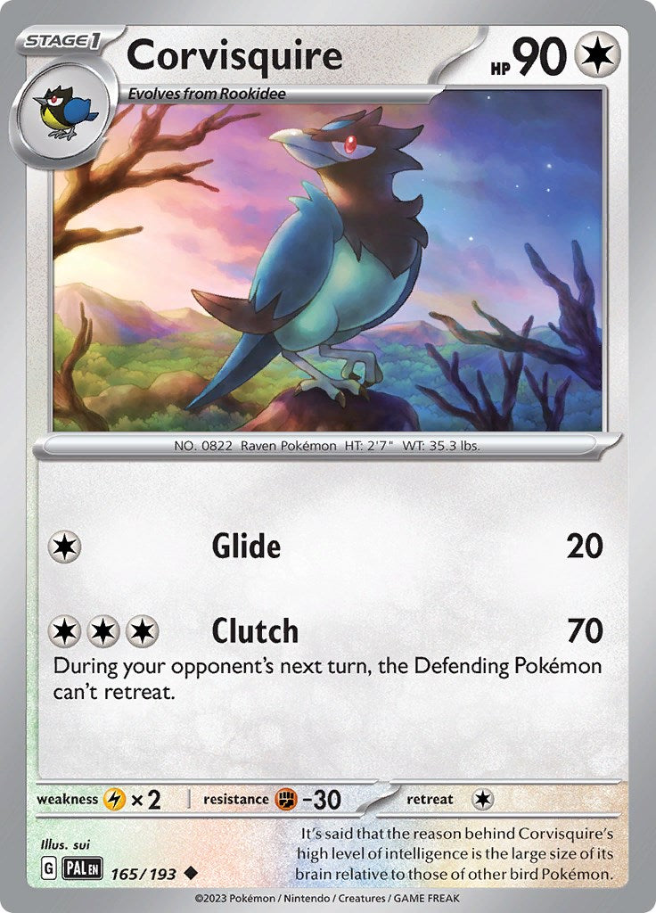 Corvisquire [165/193] [Paldea Evolved] Reverse Holofoil