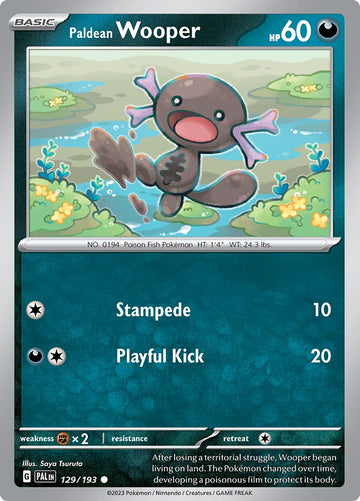 Paldean Wooper - 129/193 [129/193] [Paldea Evolved] Reverse Holofoil