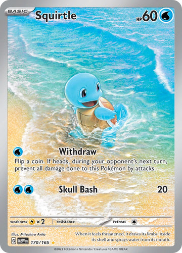 Squirtle (170/165) [Scarlet & Violet:  151] Holofoil