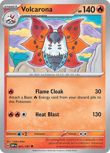 Volcarona [041/197] [Obsidian Flames]