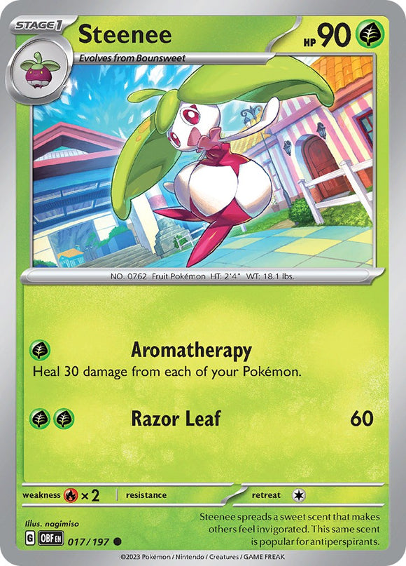 Steenee [017/197] [Obsidian Flames] Reverse Holofoil