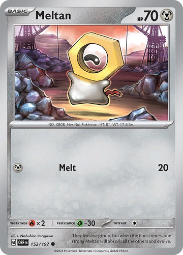 Meltan [152/197] [Obsidian Flames] Reverse Holofoil