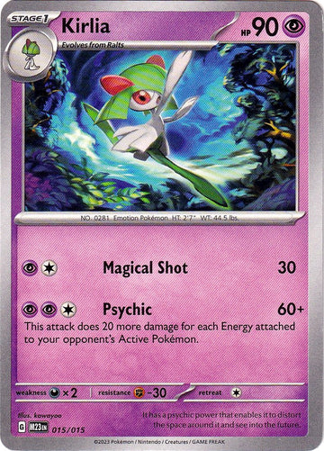 Kirlia [015/015] [McDonald's Promos 2023]