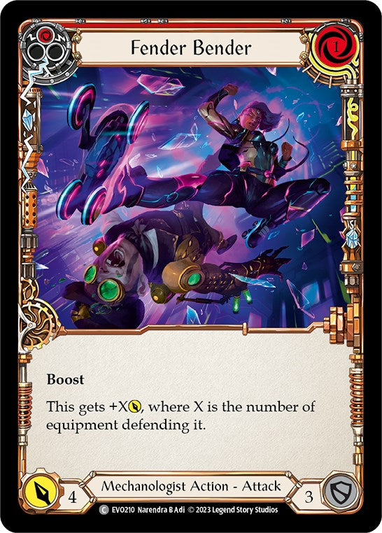 Fender Bender (Red) [EVO210] [Bright Lights] Rainbow Foil