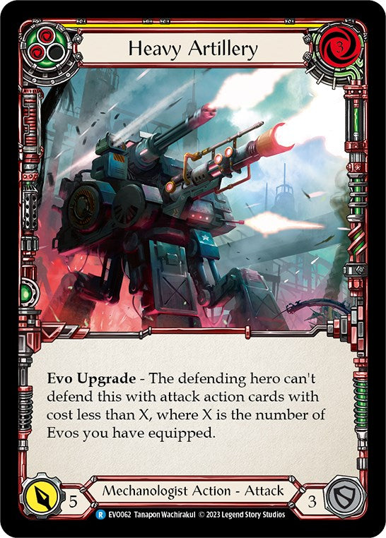 Heavy Artillery (Yellow) [EVO062] [Bright Lights] Rainbow Foil